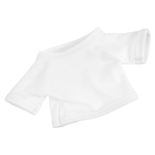 Toddmomy Kuschelige Puppenkleidung Weißes Kurzarmshirt aus Weichem Wiederverwendbares Outfit für Große Plüschtiere Niedliches T Shirt für Puppen und Stoffbären Einfach Anzuziehen Modisch Toddmomy Kuschelige Puppenkleidung Weißes Kurzarmshirt aus Weichem Wiederverwendbares Outfit für Große Plüschtiere Niedliches T Shirt für Puppen und Stoffbären Einfach Anzuziehen Modisch von Toddmomy