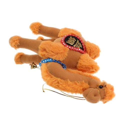 Toddmomy Kuscheliges Kamel Plüschtier Weiches Stofftier mit Detailreicher Verarbeitung Kinderspielzeug Niedliches Kuscheltier von Toddmomy