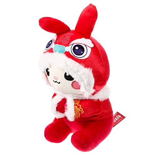 Toddmomy Kuscheltier Hase Süße Stoffkaninchenpuppe Maskottchen für Jahr Flauschiges und Hautfreundliches für Dekoration und Toddmomy Kuscheltier Hase Süße Stoffkaninchenpuppe Maskottchen für Jahr Flauschiges und Hautfreundliches für Dekoration und von Toddmomy