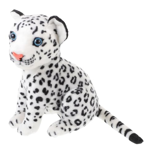 Toddmomy Kuscheltier Leopard Plüschtier Weiches Stofftier Gefüllte Tierpuppe Cartoon Tierdoll Niedliches für Dekoration von Toddmomy