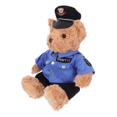 Toddmomy Kuscheltier Polizei Bär Süßes Plüschspielzeug für Jungen und Mädchen zum Geburtstag Vielseitig Einsetzbar als Dekoration Toddmomy Kuscheltier Polizei Bär Süßes Plüschspielzeug für Jungen und Mädchen zum Geburtstag Vielseitig Einsetzbar als Dekoration von Toddmomy
