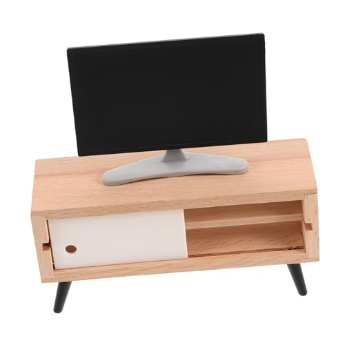 Toddmomy LCD Tv mit Tv Wohnzimmer Dekoration für Realistische Miniaturmöbel für Puppenhaus Szenen Vielseitig Einsetzbar Verschiedenen Räumen Toddmomy LCD Tv mit Tv Wohnzimmer Dekoration für Realistische Miniaturmöbel für Puppenhaus Szenen Vielseitig Einsetzbar Verschiedenen Räumen von Toddmomy