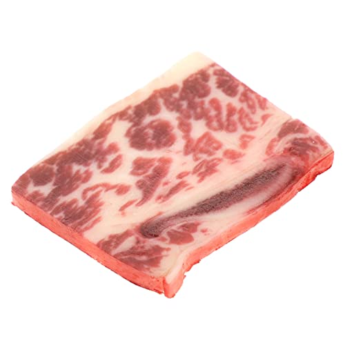 Toddmomy Lebensechtes Rinderfleisch Modell aus Dekoration für Küche Künstliches Lebensmittel für Rollenspiele Realistische Attrappe für Restaurants und Filmprops Toddmomy Lebensechtes Rinderfleisch Modell aus Dekoration für Küche Künstliches Lebensmittel für Rollenspiele Realistische Attrappe für Restaurants und Filmprops von Toddmomy