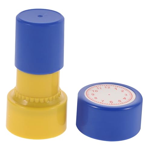 Toddmomy Lehruhr Stempel für Selbstfärbender Lernstempel für Uhrzeit für Vorschulkinder Fördert Kognitive Fähigkeiten und Macht Spielerisch von Toddmomy