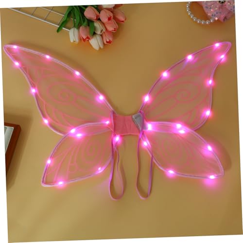 Toddmomy Leichte Tragbare Leuchtende Schmetterlingsflügel für Damen und Dekoratives Feen Kostümzubehör mit Buntem Design für Karneval Cosplay Bühnenauftritte und Festlichkeiten Toddmomy Leichte Tragbare Leuchtende Schmetterlingsflügel für Damen und Dekoratives Feen Kostümzubehör mit Buntem Design für Karneval Cosplay Bühnenauftritte und Festlichkeiten von Toddmomy