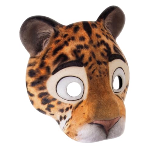Toddmomy Leopardenmaske Für Damen Tiermaske Aus Eva-material Elastisches Band Halloween-kostüm Karnevalspartyzubehör Realistisches Design Atmungsaktiv Leicht Und Bequem Toddmomy Leopardenmaske Für Damen Tiermaske Aus Eva-material Elastisches Band Halloween-kostüm Karnevalspartyzubehör Realistisches Design Atmungsaktiv Leicht Und Bequem von Toddmomy