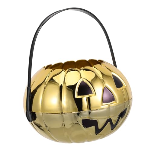 Toddmomy Leichter Plastik Trick Treat Eimer mit Henkel Halloween Süßigkeitensammler für Spooky Party Favor Container Toddmomy Leichter Plastik Trick Treat Eimer mit Henkel Halloween Süßigkeitensammler für Spooky Party Favor Container von Toddmomy
