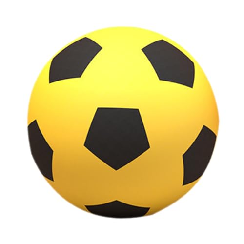 Toddmomy Leiser Fußball Indoor Ball Kinderfußball Indoor Fußball Kleinkinderball Innenfußball Weicher Fußball Indoor Leiseball Pu Schaum Gelb Toddmomy Leiser Fußball Indoor Ball Kinderfußball Indoor Fußball Kleinkinderball Innenfußball Weicher Fußball Indoor Leiseball Pu Schaum Gelb von Toddmomy