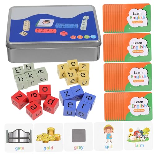 Toddmomy Lernspielzeug Alphabet Holzspielzeug Buchstaben Matching Spiel für Vorschule Sprachförderung Karten Großer Metallbox Pädagogisches für Wortbildung und Rechtschreibung Toddmomy Lernspielzeug Alphabet Holzspielzeug Buchstaben Matching Spiel für Vorschule Sprachförderung Karten Großer Metallbox Pädagogisches für Wortbildung und Rechtschreibung von Toddmomy