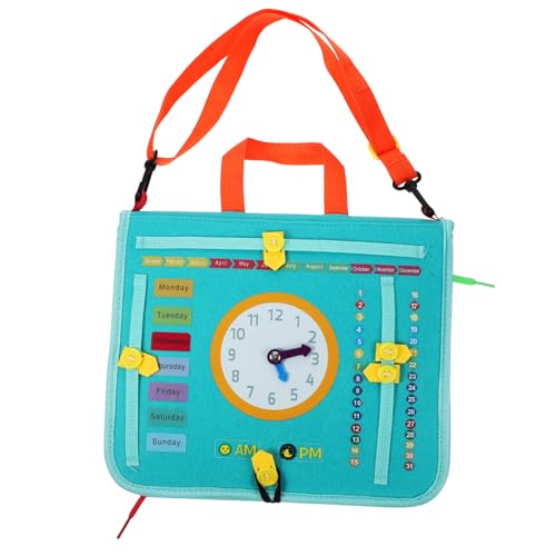 Toddmomy Lernspielzeug Busy Board aus Weichem Filz Motorikfördernd Handliches Montessori für Kleinkinder Ab Jahren mit Uhr und Buchstaben Fördert Feinmotorik und Selbstständigkeit Toddmomy Lernspielzeug Busy Board aus Weichem Filz Motorikfördernd Handliches Montessori für Kleinkinder Ab Jahren mit Uhr und Buchstaben Fördert Feinmotorik und Selbstständigkeit von Toddmomy