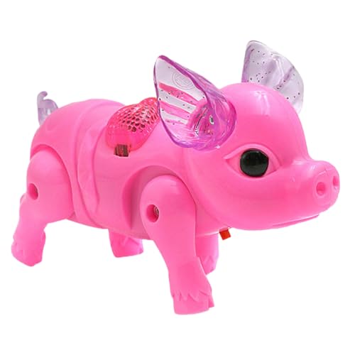 Toddmomy Lernspielzeug Elektronisches Gehendes Schwein mit Musik und Licht Interaktives für Fördert Kommunikation und Musikalisches Verständnis für Kleinkinder Batterie Zufällige Farbe Toddmomy Lernspielzeug Elektronisches Gehendes Schwein mit Musik und Licht Interaktives für Fördert Kommunikation und Musikalisches Verständnis für Kleinkinder Batterie Zufällige Farbe von Toddmomy