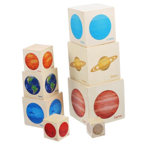 Toddmomy Lernspielzeug Planetenförmige Frühe Bildung Planeten Denkspielzeug für Kleinkinder Jahre Mädchen Jungen von Toddmomy