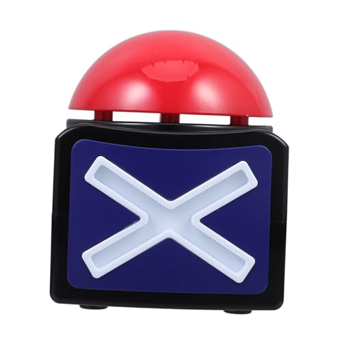Toddmomy Leuchtender Party Answer Buzzer mit Sound Tragbarer Elektronischer Knopf für Spielshow Interaktives Familien und Wettbewerbsspiel Fördert Kommunikation und Reaktionsfähigkeit von Toddmomy