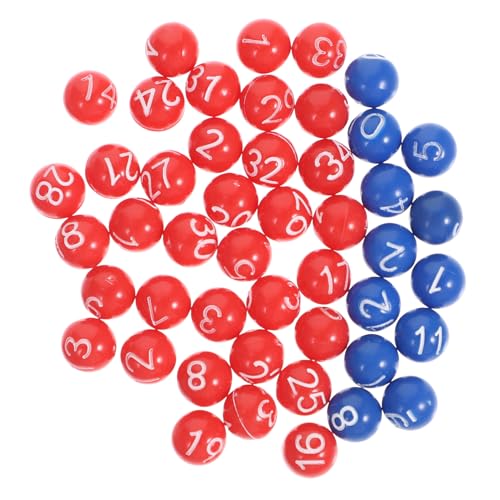 Toddmomy Lotterieball Kugeln Nummern Klar Raffle Bingo Spiel Zubehör Leicht Kompakt Für Party und Verlosung Toddmomy Lotterieball Kugeln Nummern Klar Raffle Bingo Spiel Zubehör Leicht Kompakt Für Party und Verlosung von Toddmomy