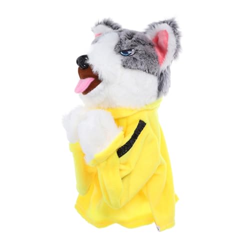 Toddmomy Lustige Hund Handpuppe Interaktives Plüschtier für Pädagogisches Leicht und Tragbar für Geschichtenerzählen und Frühe von Toddmomy