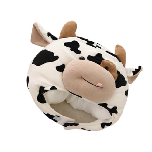 Toddmomy Lustiger Kuhmütze Erwachsene Baumwolle Cartoon Hut Weich Verstellbar Für Karneval Party Cosplay Performance Toddmomy Lustiger Kuhmütze Erwachsene Baumwolle Cartoon Hut Weich Verstellbar Für Karneval Party Cosplay Performance von Toddmomy