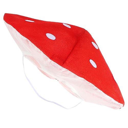 Toddmomy Lustiger Pilzhut Cartoon Cosplay Kopfbedeckung für Karneval Partys und Bequeme und Sichere Hutrequisite für Kleine Toddmomy Lustiger Pilzhut Cartoon Cosplay Kopfbedeckung für Karneval Partys und Bequeme und Sichere Hutrequisite für Kleine von Toddmomy