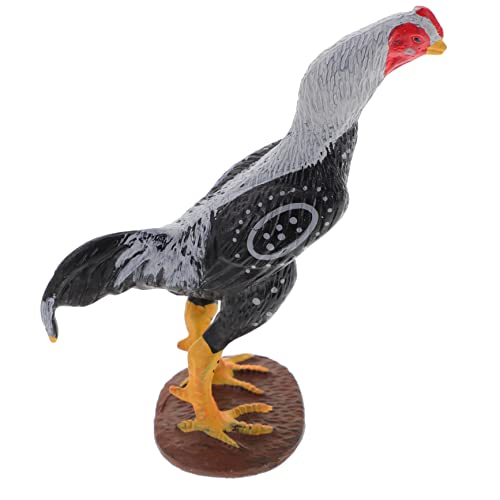 Toddmomy Lustiges Gamecock Modell aus Hochwertigem Kunststoff Pädagogisches Tiermodell für Kreative Robustes Lernspielzeug für Jungen und Mädchen Ab Jahren von Toddmomy