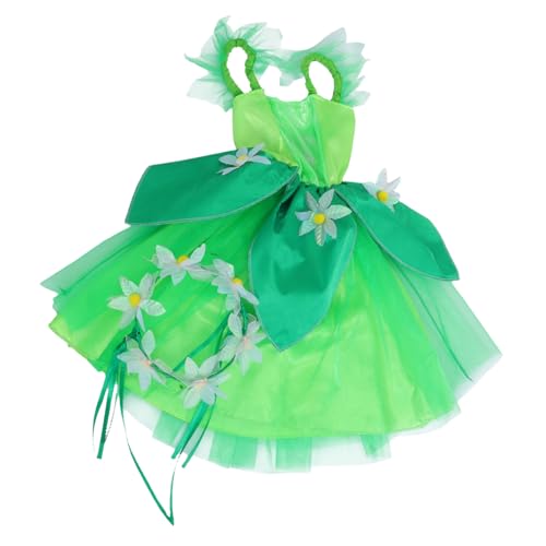 Toddmomy Mädchen Feenkostüm Grün Tüllrock Flexibel Bezauberndes Design für Fasching Party Bühnenauftritt Waldelf Kostüm Partyrock Toddmomy Mädchen Feenkostüm Grün Tüllrock Flexibel Bezauberndes Design für Fasching Party Bühnenauftritt Waldelf Kostüm Partyrock von Toddmomy