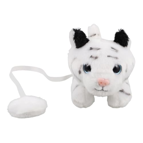 Toddmomy Magnetpuppe Auf Schulter Spielzeugtiger Gastgeschenke Zum Thema Dschungel Künstliche Tigermodelle Süßes Tiger-stofftier Schulter -Tiger -Modell Tiger Weiß Plüsch von Toddmomy