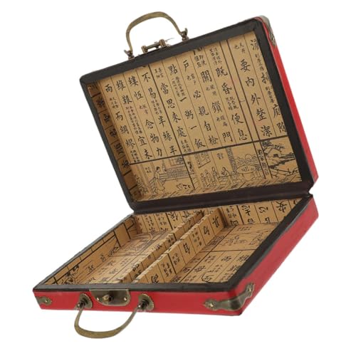 Toddmomy Mahjong Aufbewahrungsbox PU Robuste Speicherbox für Mahjong und Andere Gegenstände Tragbares Design mit Schnappverschluss für Zuhause Reisen und Geschäfte Toddmomy Mahjong Aufbewahrungsbox PU Robuste Speicherbox für Mahjong und Andere Gegenstände Tragbares Design mit Schnappverschluss für Zuhause Reisen und Geschäfte von Toddmomy