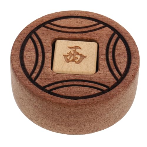 Toddmomy Mahjong Würfel aus Holz Leicht und Langlebig Authentisches Partyspiel Zubehör Ergonomisch Geformt für Bequemes Greifen für Gesellige Runden und Chinesische Mahjong Spiele zu Hause von Toddmomy