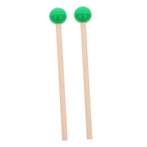 Toddmomy Marimba Mallets mit Ergonomischem Griff Langlebige Schlagzeugstöcke für Marimba Zungentrommel und Xylophon Einsetzbar für Musikinstrumente Grün von Toddmomy