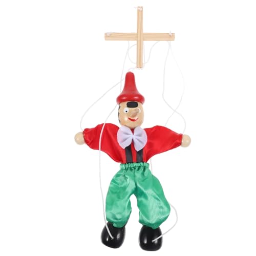 Toddmomy Marionettenpuppe aus Holz mit Zugschnur Interaktives für Kreative Aufführungen Hochwertiges und Sicheres Material für Festliche Anlässe Toddmomy Marionettenpuppe aus Holz mit Zugschnur Interaktives für Kreative Aufführungen Hochwertiges und Sicheres Material für Festliche Anlässe von Toddmomy