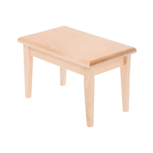 Toddmomy Miniatur-Dining Table Aus Holz Puppenhaus Möbelstück Maßstab Dekoration Für Kreative Szenen Für Spielen Und Gestalten Toddmomy Miniatur-Dining Table Aus Holz Puppenhaus Möbelstück Maßstab Dekoration Für Kreative Szenen Für Spielen Und Gestalten von Toddmomy
