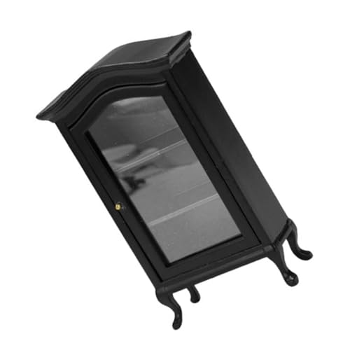 Toddmomy Maßstab Puppenhaus Möbel Miniaturmöbel Dekoration Realistisch Gestalteter Mini Schrank für Puppenhauszubehör Leicht Platzsparend für DIY Puppenhaus Sammler von Toddmomy