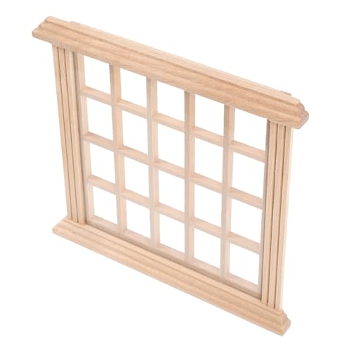 Toddmomy Maßstab Puppenhaus Zubehör Leichtes Realistisches Fensterrahmenmodell für Miniaturhäuser und DIY Puppenhaus Dekoration Toddmomy Maßstab Puppenhaus Zubehör Leichtes Realistisches Fensterrahmenmodell für Miniaturhäuser und DIY Puppenhaus Dekoration von Toddmomy