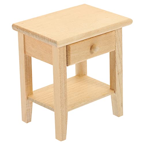Toddmomy Maßstab Winziger Holztisch Für Puppenmöbel Und Szenen Puppenhaus Deko Und Zubehör Toddmomy Maßstab Winziger Holztisch Für Puppenmöbel Und Szenen Puppenhaus Deko Und Zubehör von Toddmomy