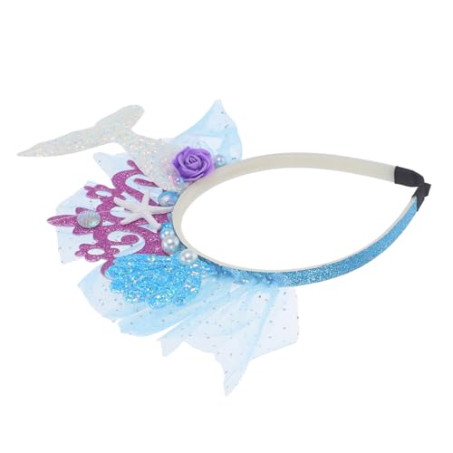 Toddmomy Meerjungfrau Haarband Mit Glitzer Süßes Haaraccessoire Für Strandpartys Und Mottopartys Blaues Tüll Haarband Für Deko Für Sommerfeste Toddmomy Meerjungfrau Haarband Mit Glitzer Süßes Haaraccessoire Für Strandpartys Und Mottopartys Blaues Tüll Haarband Für Deko Für Sommerfeste von Toddmomy