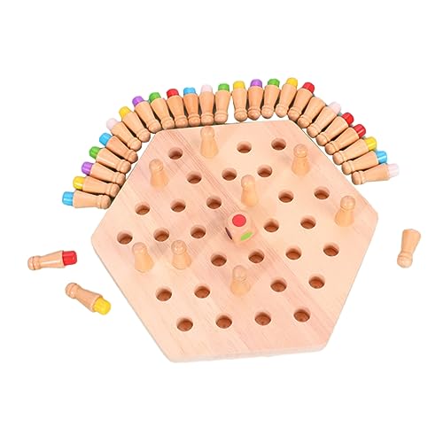 Toddmomy Memory Schachspiel für Teiliges Lernspielzeug Gedächtnis Logischem und Konzentration Interaktives Holzspiel für Frühe Bildung und Spaß von Toddmomy