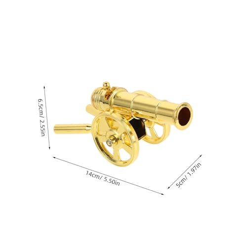 Toddmomy Metal Mini Cannons Statue aus Robustem Metall Detailreiches Modell für Sammler Historisches Diorama und Stilvolle Regaldekoration für Büro und Toddmomy Metal Mini Cannons Statue aus Robustem Metall Detailreiches Modell für Sammler Historisches Diorama und Stilvolle Regaldekoration für Büro und von Toddmomy
