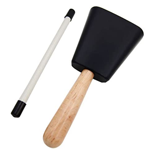 Toddmomy Metall Cowbell mit Griff Professionelles Percussion Instrument für Klarer Langlebig Pädagogisches zur Rhythmusschulung und Eltern Junge Mädchen Interaktion Zufällige Farbe von Toddmomy