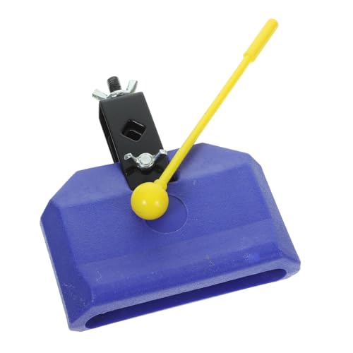 Toddmomy Metall Kuhglocke Percussion Instrument mit Verstellbarem Halter Robuster Metallkonstruktion Glatter Oberfläche Langlebig für Schlagzeug Band und Kinderunterricht Toddmomy Metall Kuhglocke Percussion Instrument mit Verstellbarem Halter Robuster Metallkonstruktion Glatter Oberfläche Langlebig für Schlagzeug Band und Kinderunterricht von Toddmomy