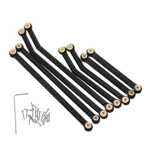 Toddmomy Metall Lenkstangensatz Für Rc-Autos Mit Hoher Bodenhöhe Präzisions-lenkstange Für Rc-Crawler-car-zubehör Und Reparatur-kit Für Rc-Teile von Toddmomy