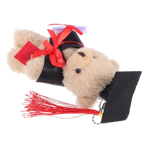 Toddmomy Mini Abschlussbär Abschluss Hängebär Abschluss Plüschbär Abschlussbär In Großen Mengen College Abschlussdekorationen Abschlussornament Mini Bären In Großen Mengen Braune von Toddmomy