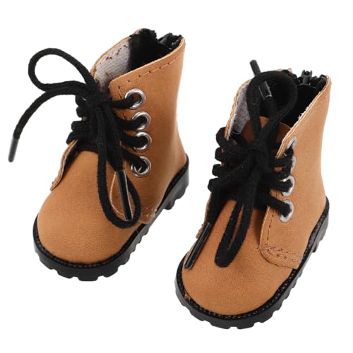Toddmomy Mini Doll Boots Bjd Puppenstiefel Simulierte Mini Schuhe für Puppenhaus Miniaturen Puppenschuhe von Toddmomy