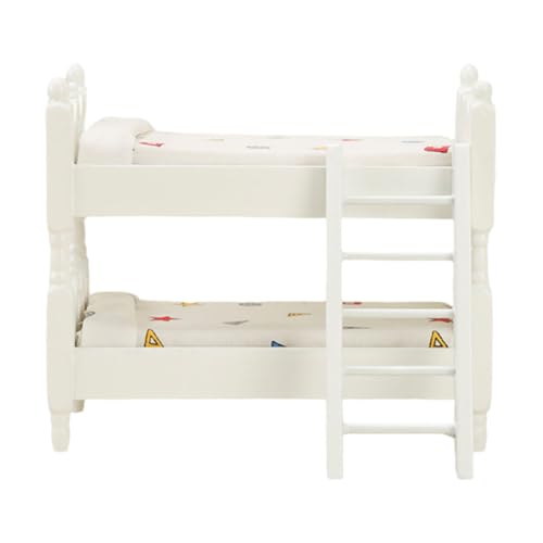 Toddmomy Mini Etagenbett Modell Für Puppenhaus Mini Modell Möbel Vielseitig Und Platzsparend Für Verschiedene Puppen Und Spielzeuge Und Langlebig von Toddmomy