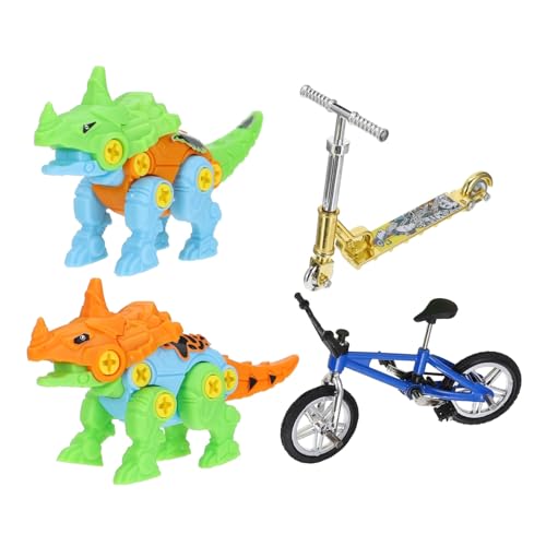 Toddmomy Mini Finger Scooter mit DIY Dinosaurier Modell Handliches Finger Bike Robustes Zweirad Ornament für Schreibtisch und Sammler Toddmomy Mini Finger Scooter mit DIY Dinosaurier Modell Handliches Finger Bike Robustes Zweirad Ornament für Schreibtisch und Sammler von Toddmomy