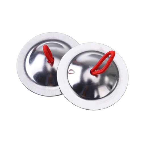 Toddmomy Mini Fingerzimbeln Musikinstrument Rhythmusspielzeug Robust ohne Scharfe Kanten mit Aufhängung für Einfache Aufbewahrung und Stimmbaren Klang Geeignet für Junge Mädchen von Toddmomy