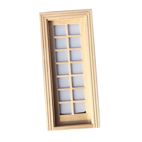 Toddmomy Mini Gittertür für Puppenhaus Fach Miniatur Möbelzubehör Glatt Poliert Robust und Vielseitig für DIY Puppenhaus Dekoration und Miniatur Szenengestaltung von Toddmomy