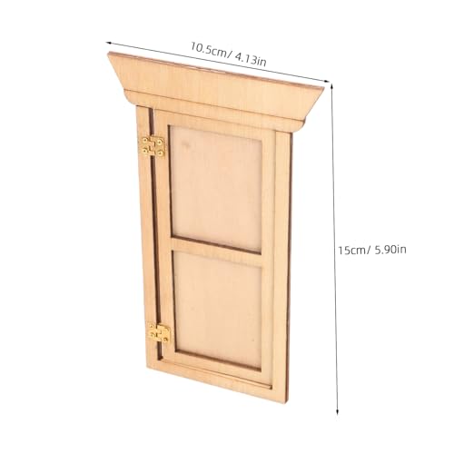 Toddmomy Mini -Hausmodellmöbel Miniaturtür Puppenhaustüren Puppenhaus-Bastelbedarf Mini-Möbelornamente Miniaturmöbel Puppenhauszubehör Minitür zum Basteln hölzern Beige Toddmomy Mini -Hausmodellmöbel Miniaturtür Puppenhaustüren Puppenhaus-Bastelbedarf Mini-Möbelornamente Miniaturmöbel Puppenhauszubehör Minitür zum Basteln hölzern Beige von Toddmomy
