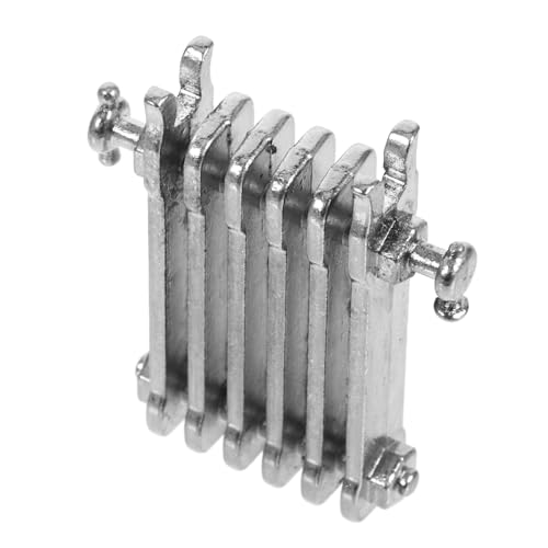 Toddmomy Mini-Hausverzierung Mini- -Lamellenheizkörper Miniaturheizgerät kleine Hausdekoration Mini-Heizkörper Spielhaus-Requisite Mini Möbel Zinklegierung Silver Toddmomy Mini-Hausverzierung Mini- -Lamellenheizkörper Miniaturheizgerät kleine Hausdekoration Mini-Heizkörper Spielhaus-Requisite Mini Möbel Zinklegierung Silver von Toddmomy
