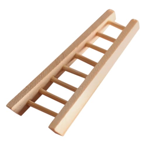 Toddmomy Mini Holz Trittleiter Gartenleiter Möbel Miniaturleiter Puppenhaus Ornament DIY Handwerk Zubehör Für Landschaft von Toddmomy