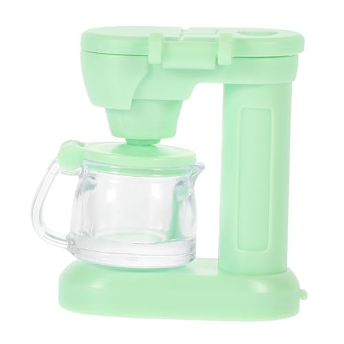Toddmomy Mini-Kaffeemaschine Puppe klein Kaffeemaschine für kaffeevollautomat kaffeekocher Mini-Hauskaffeemaschine Miniatur-Küchenspielzeug Green Toddmomy Mini-Kaffeemaschine Puppe klein Kaffeemaschine für kaffeevollautomat kaffeekocher Mini-Hauskaffeemaschine Miniatur-Küchenspielzeug Green von Toddmomy