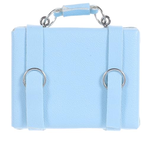 Toddmomy Mini-Koffer: Niedlicher Miniatur-Reisekoffer für Puppenhauszubehör – Kleines Ledergepäck – Geburtstagsgeschenk für Mädchen und Jungen von Toddmomy
