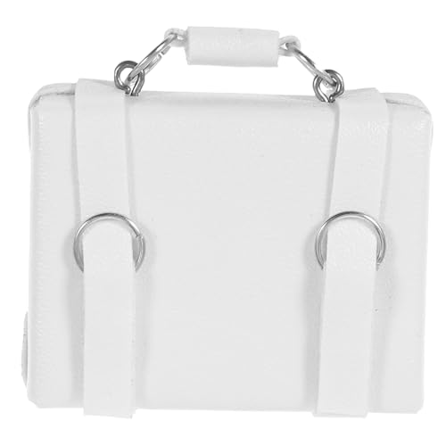 Toddmomy Mini-Koffer: Niedlicher Miniatur-Reisekoffer für Puppenhauszubehör – Kleines Ledergepäck – Geburtstagsgeschenk für Mädchen und Jungen von Toddmomy